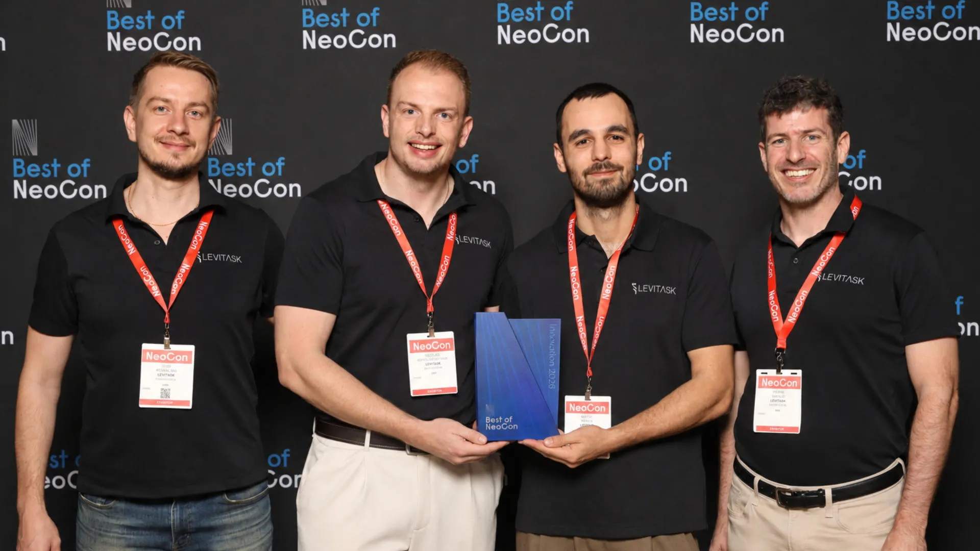 Levitask Vision Chair Wins Best of NeoCon 2026 Innovation Award